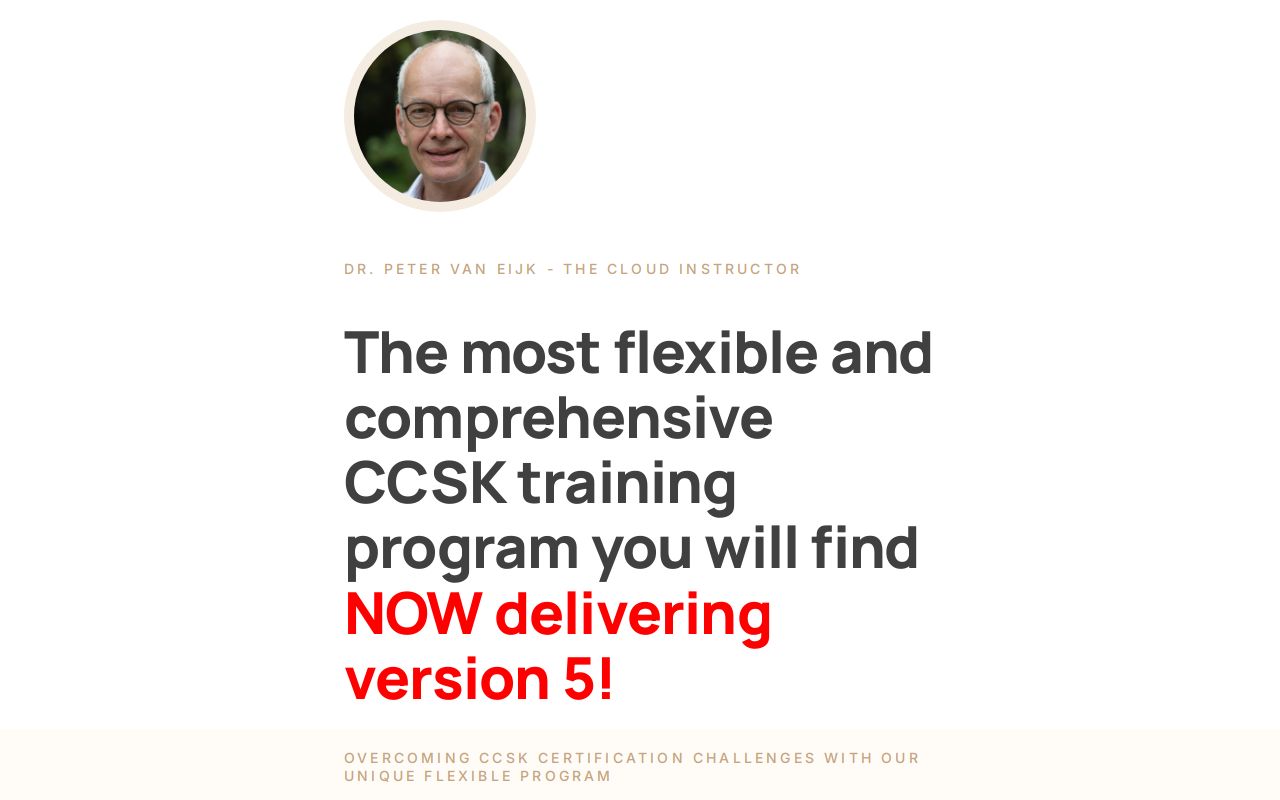 CCSK New Test Materials